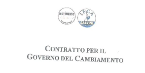bozza contratto Lega-M5s