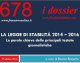 LA LEGGE DI STABILITÀ 2014 – 2016 (Le parole chiave delle principali testate giornalistiche)