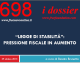 “LEGGE DI STABILITÀ”: PRESSIONE FISCALE IN AUMENTO