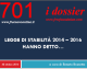 LEGGE DI STABILITÀ 2014 – 2016 HANNO DETTO…