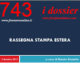 RASSEGNA STAMPA ESTERA