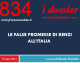 LE FALSE PROMESSE DI RENZI ALL’ITALIA