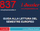 GUIDA ALLA LETTURA DEL SEMESTRE EUROPEO