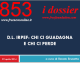 D.L. IRPEF: CHI CI GUADAGNA E CHI CI PERDE