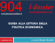 904 – GUIDA ALLA LETTURA DELLA POLITICA ECONOMICA