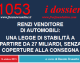 RENZI VENDITORE DI AUTOMOBILI: UNA LEGGE DI STABILITÀ A PARTIRE DA 27 MILIARDI, SENZA COPERTURE ALLA CONSEGNA