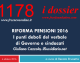 1178 – RIFORMA PENSIONI 2016. I punti deboli del verbale di Governo e sindacati