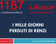 1187 – I mille giorni perduti di Renzi
