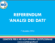 REFERENDUM – Analisi dei dati