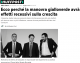 R. BRUNETTA (Lettera ad ‘Huffington Post’) – ECCO PERCHE’ LA MANOVRA GIALLOVERDE AVRA’ EFFETTI RECESSIVI SULLA CRESCITA