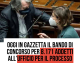 GIUSTIZIA-FUNZIONE PUBBLICA, OGGI IN GAZZETTA IL BANDO DI CONCORSO PER 8.171 ADDETTI ALL’UFFICIO PER IL PROCESSO – BRUNETTA: “Rigeneriamo e rafforziamo la macchina amministrativa per sostenere la ripresa del Paese”